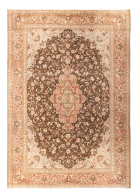 Vintage tæppe - 335 x 235 cm - mørk beige