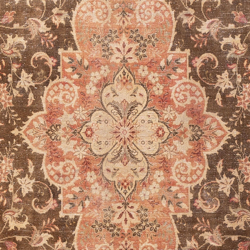 Vintage tæppe - 335 x 235 cm - mørk beige