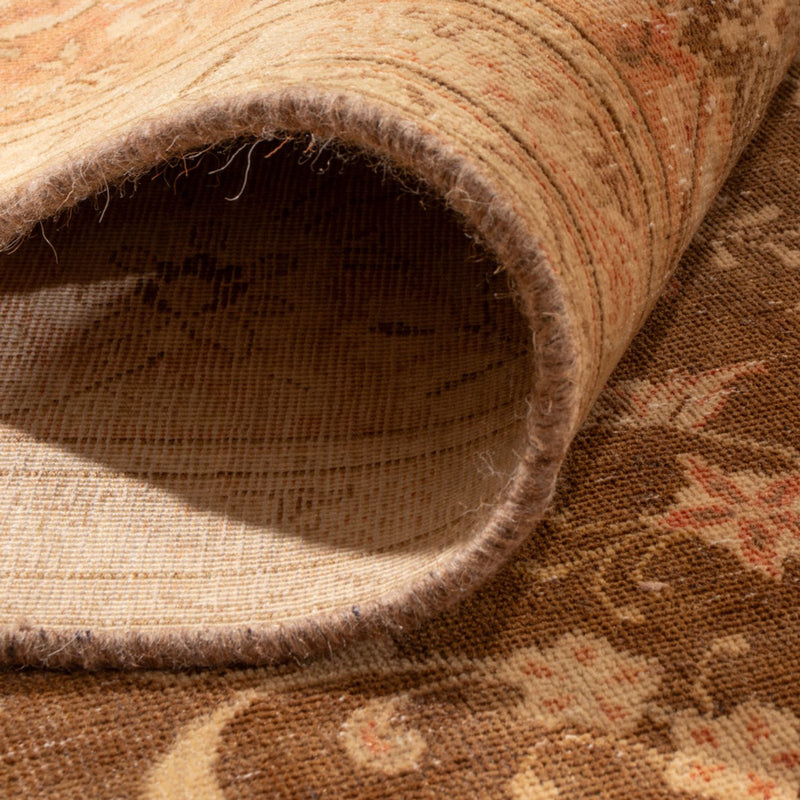 Vintage tæppe - 335 x 235 cm - mørk beige