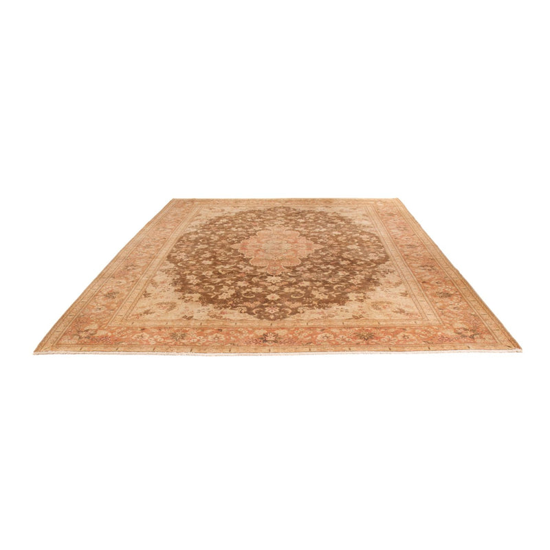 Vintage tæppe - 335 x 235 cm - mørk beige