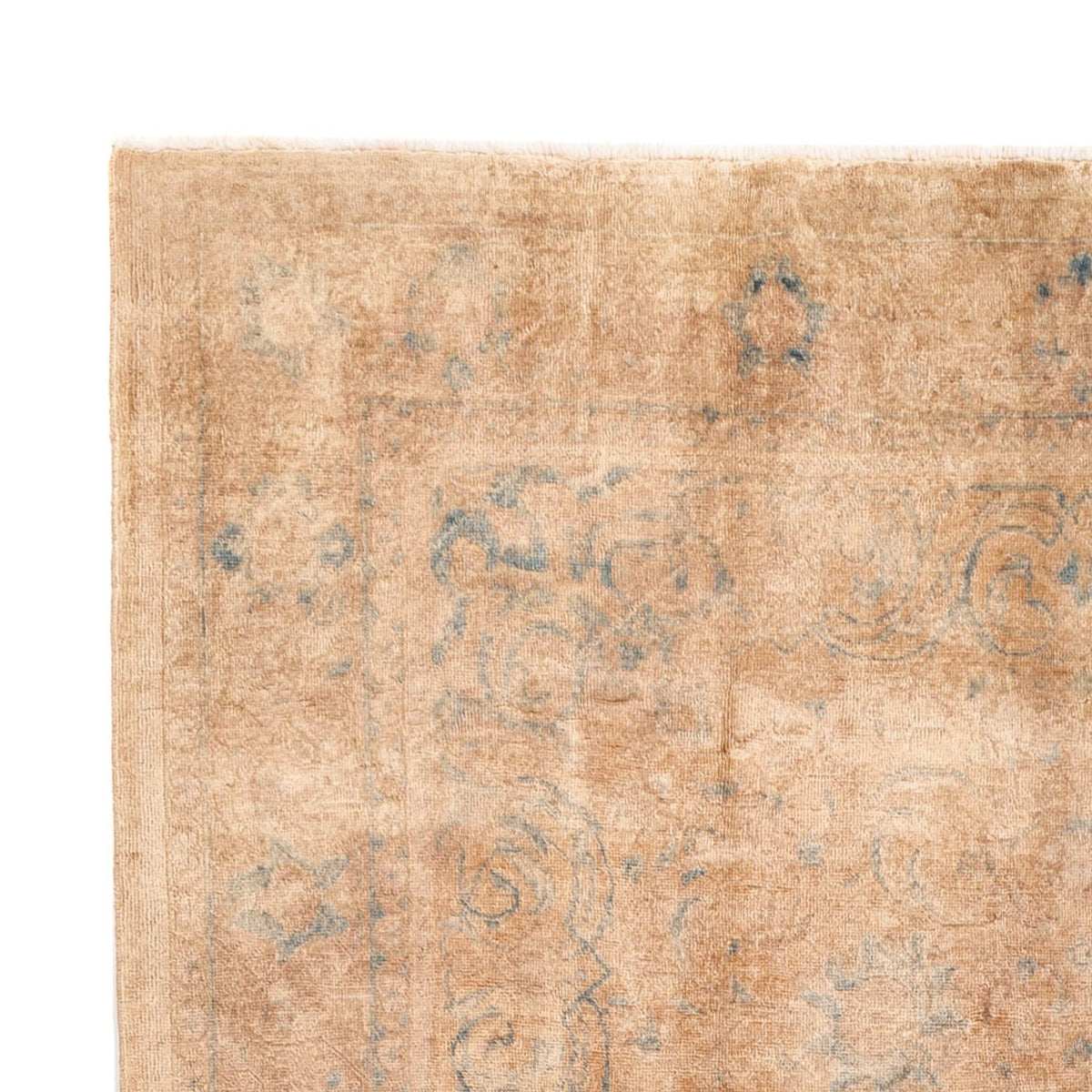 Vintage tæppe - 325 x 210 cm - mørk beige