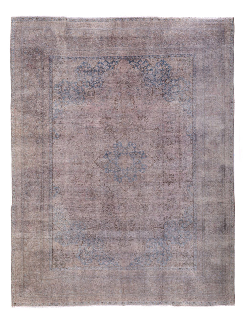 Vintage tæppe - 371 x 292 cm - antracit