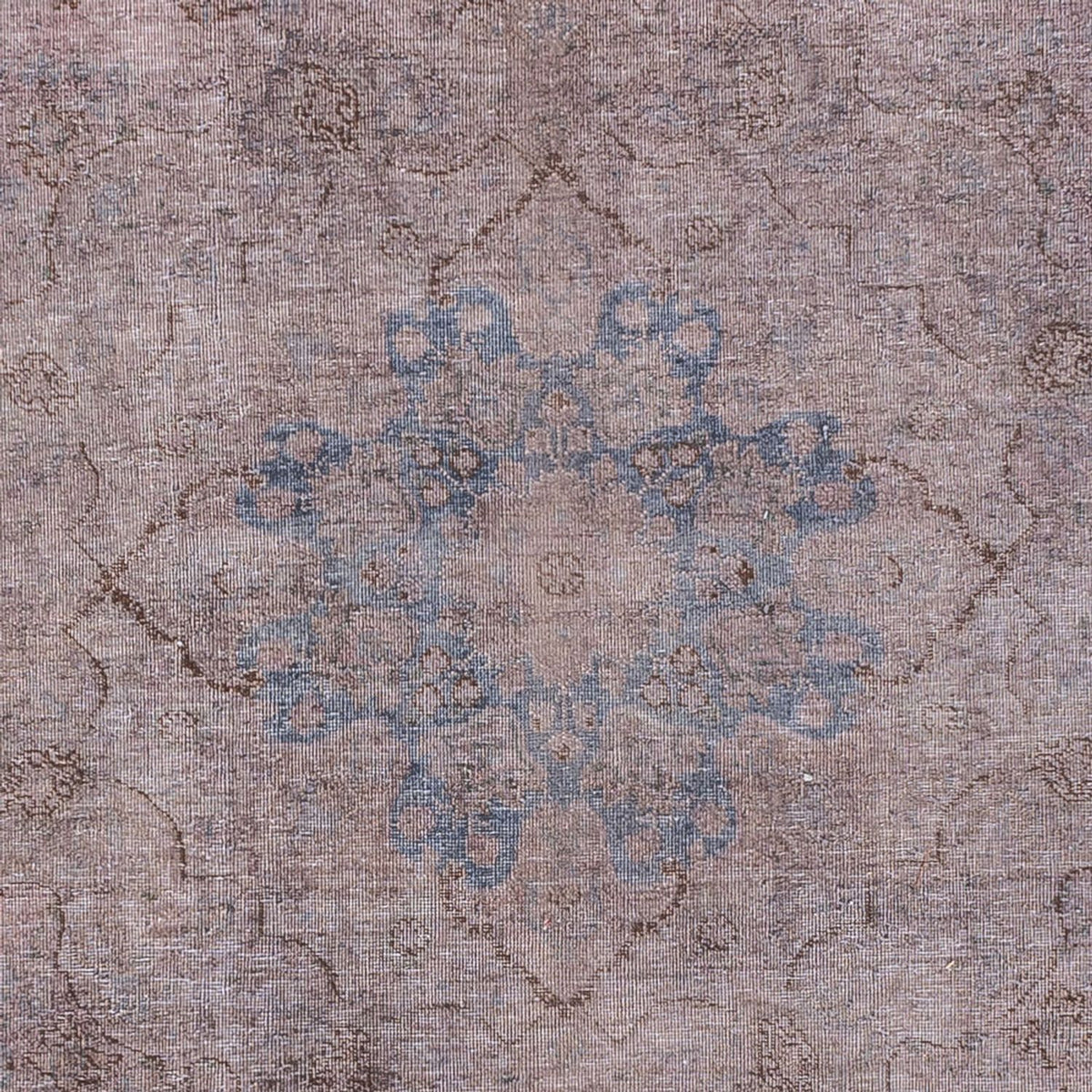 Vintage tæppe - 371 x 292 cm - antracit