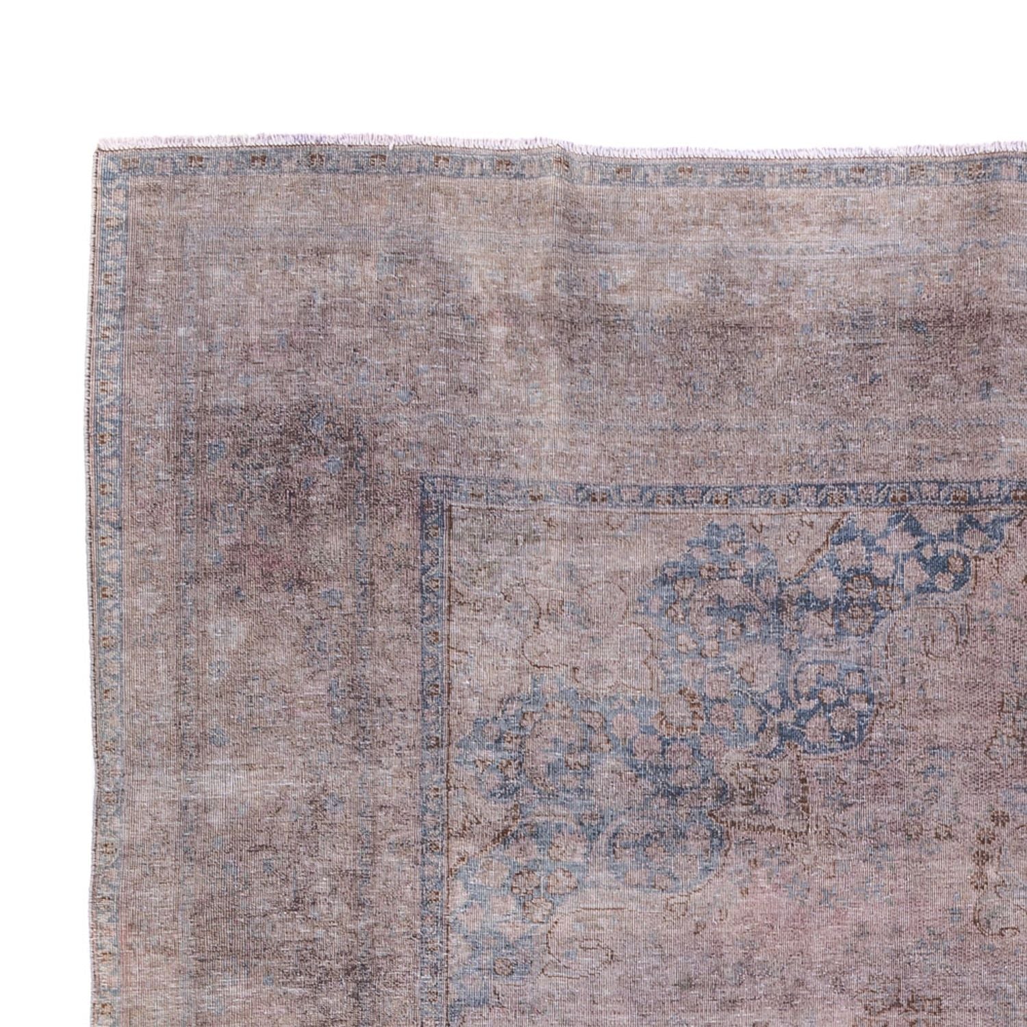 Vintage tæppe - 371 x 292 cm - antracit
