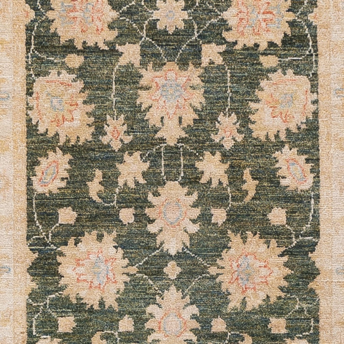 Løber Ziegler Carpet - 393 x 83 cm - olivengrøn