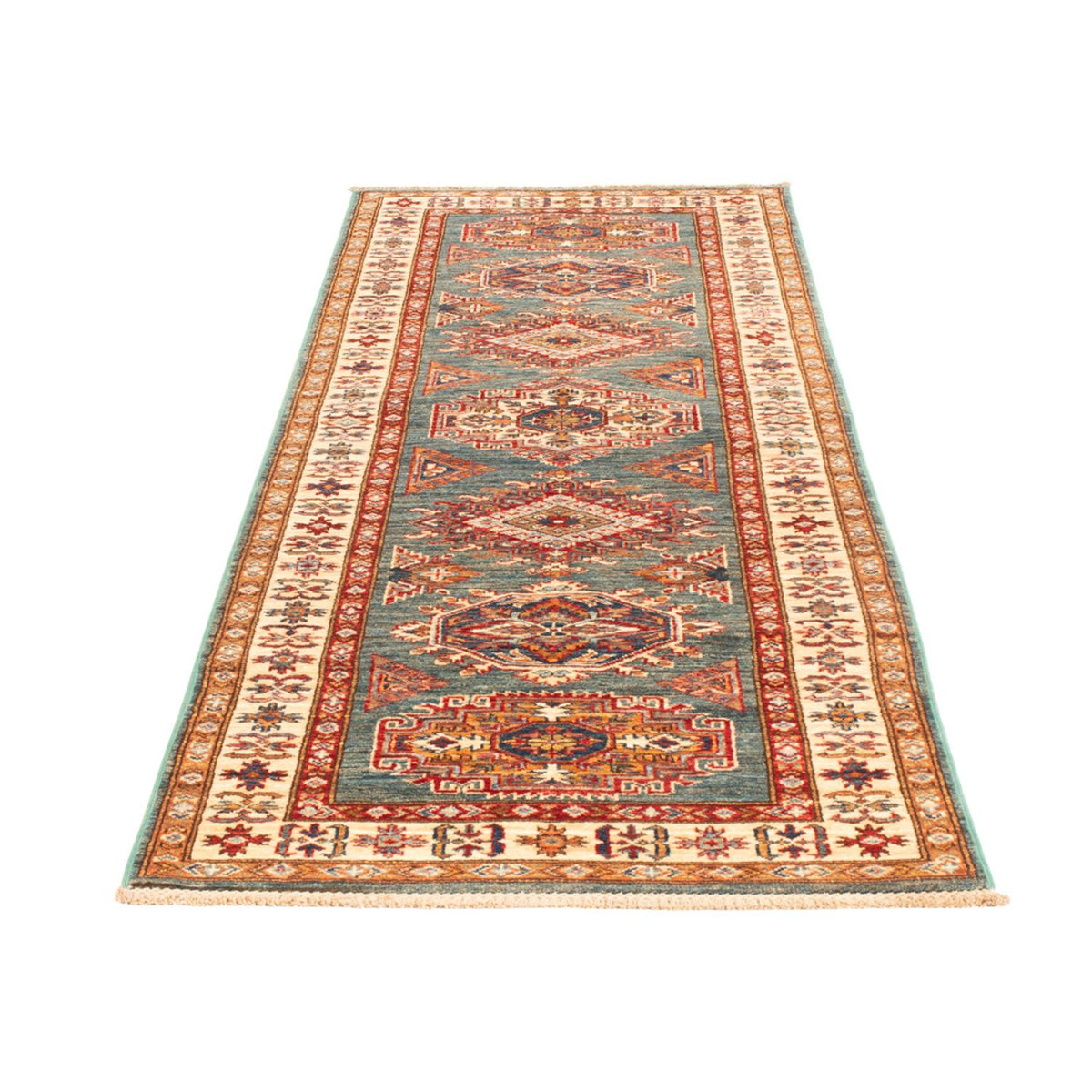 Løber Ziegler Carpet - Kazak - 245 x 79 cm - flerfarvet
