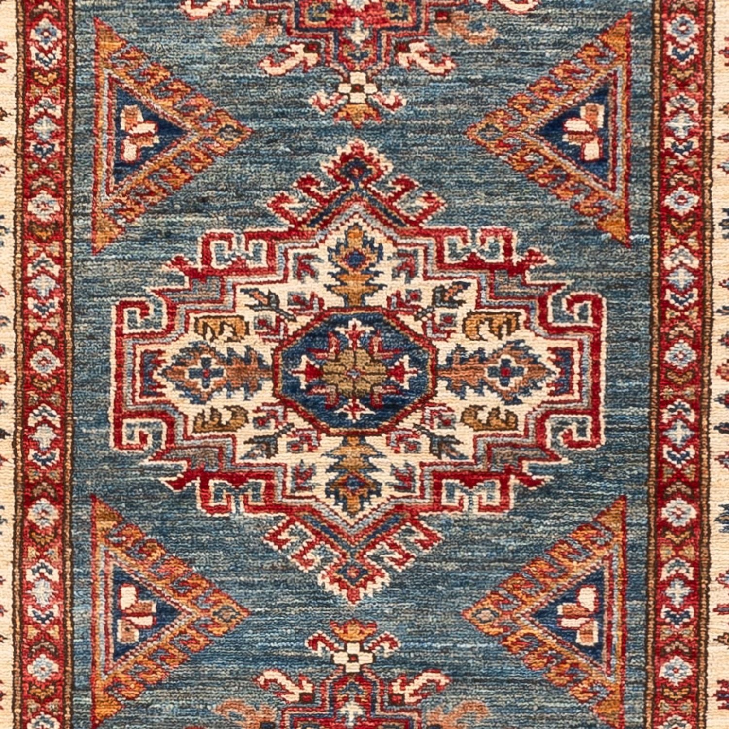 Løber Ziegler Carpet - Kazak - 246 x 75 cm - flerfarvet