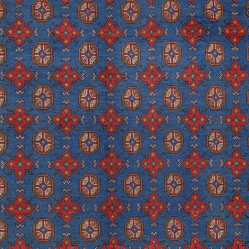 Afghansk tæppe - Filpa - 394 x 303 cm - blå
