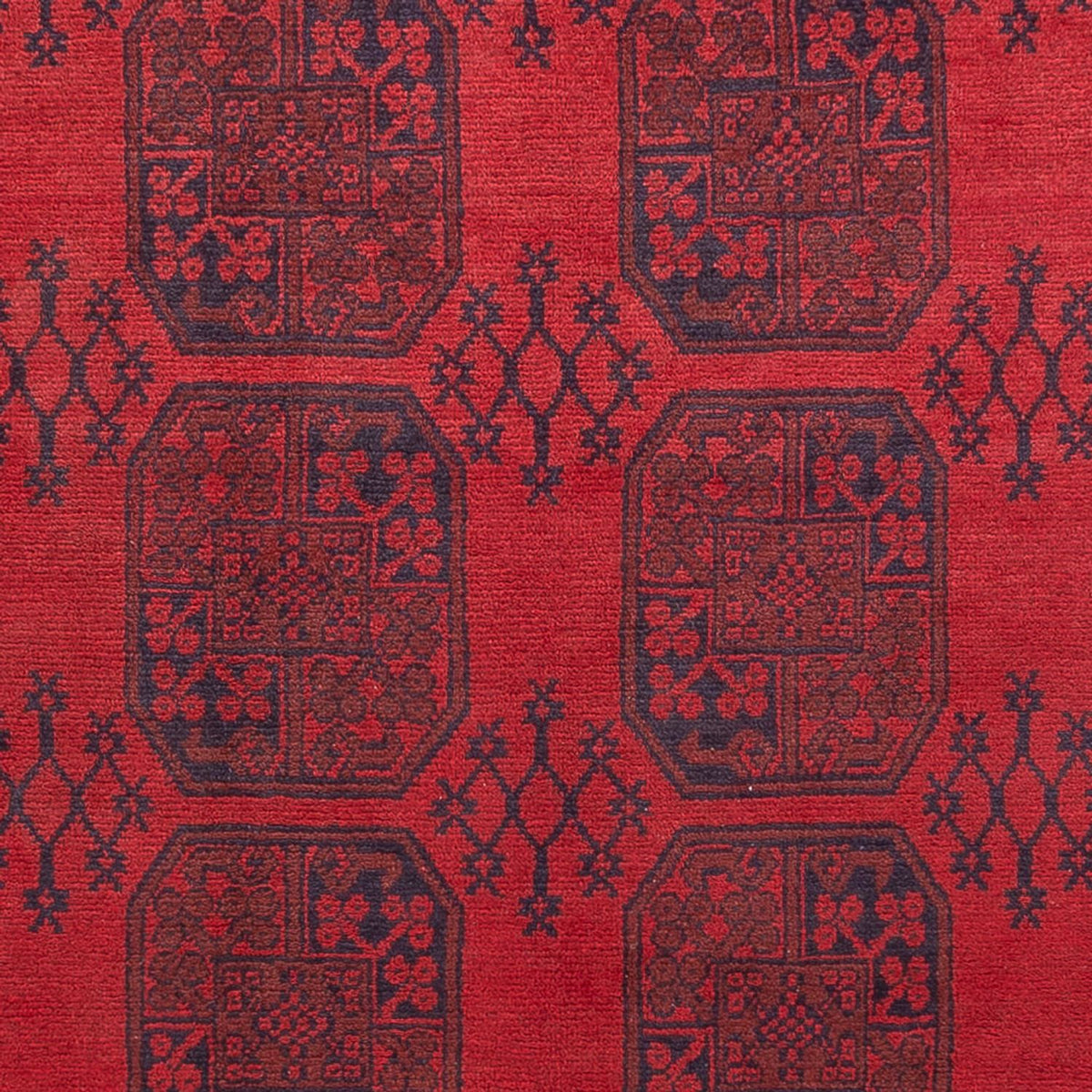 Afghansk tæppe - Filpa - 350 x 253 cm - rød