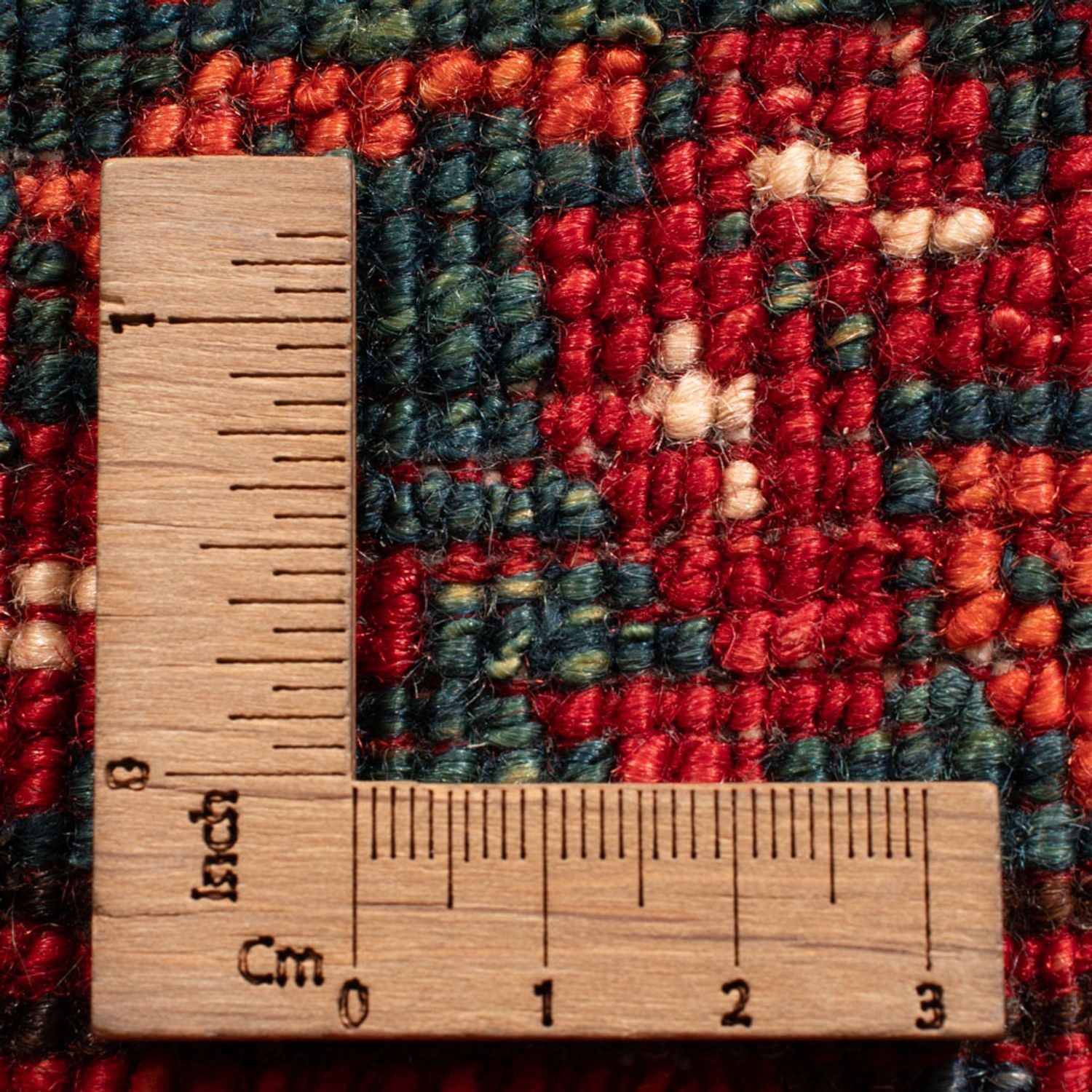 Løber Afghansk tæppe - 216 x 87 cm - rød