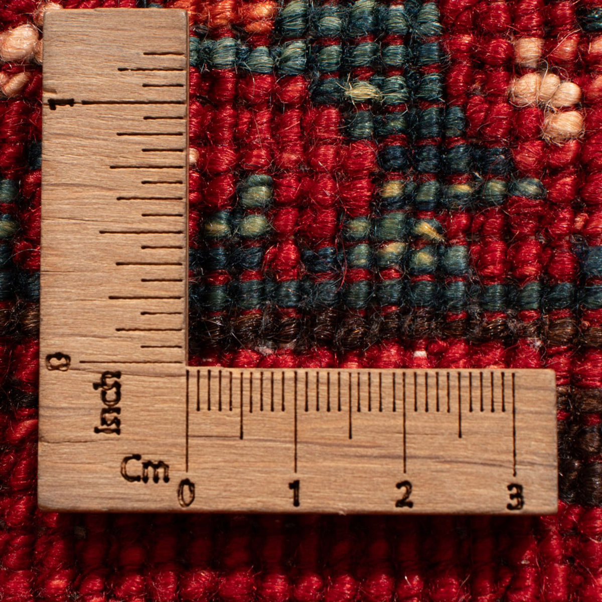 Løber Afghansk tæppe - 220 x 87 cm - rød