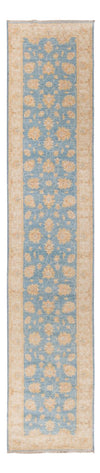 Ziegler Carpet 82x394cm - Orientalsk tæppe - Løber / Lyseblå / 82 x 394 cm Løber
