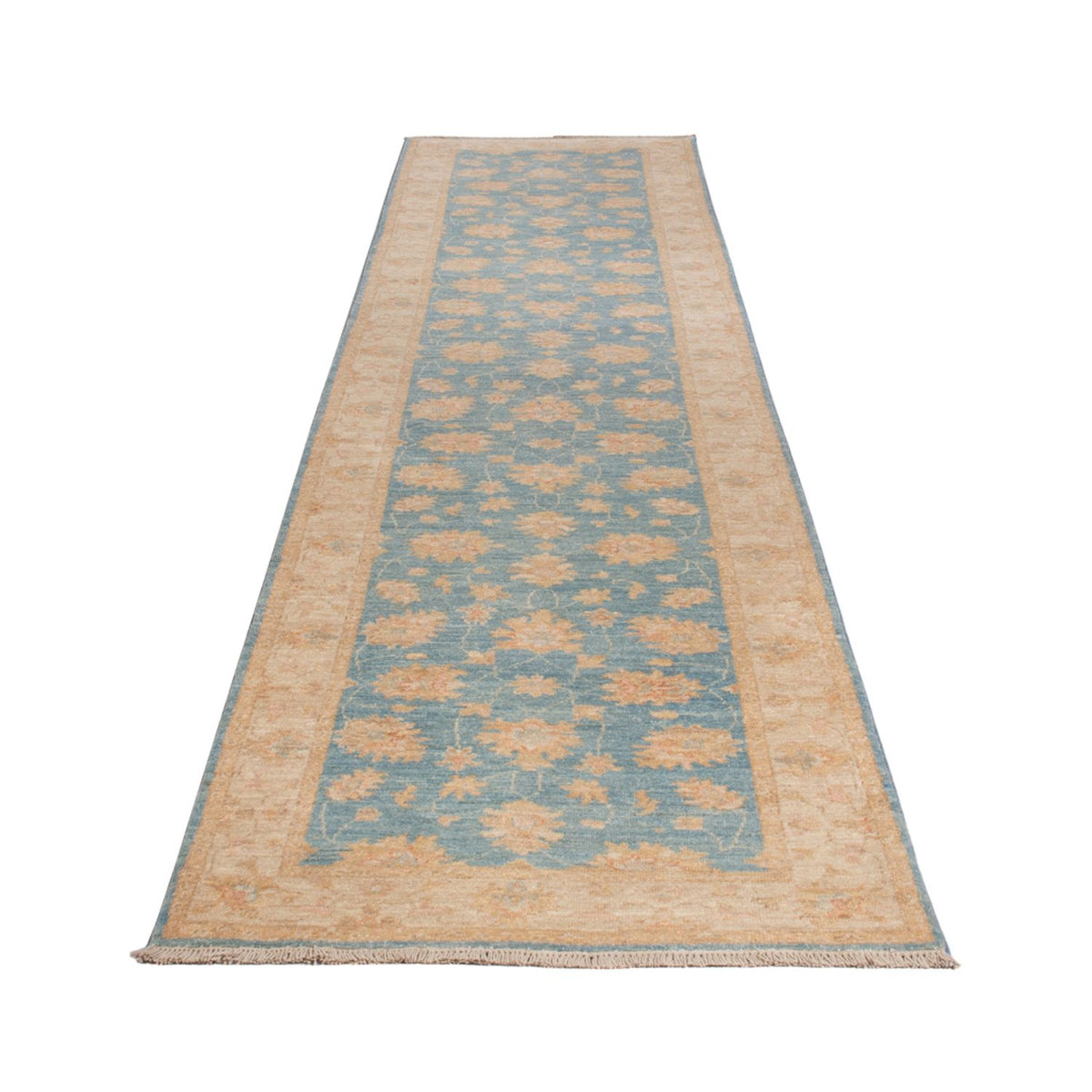 Løber Ziegler Carpet - 393 x 81 cm - lyseblå