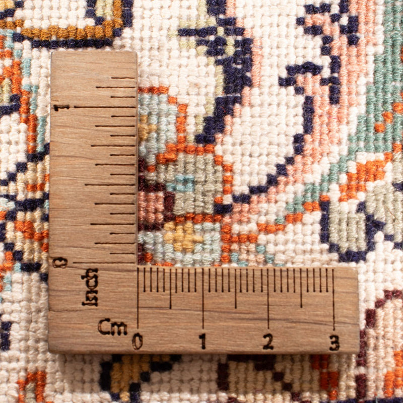 Løber Silketæppe - Kashmir Silk - 480 x 79 cm - mørk beige