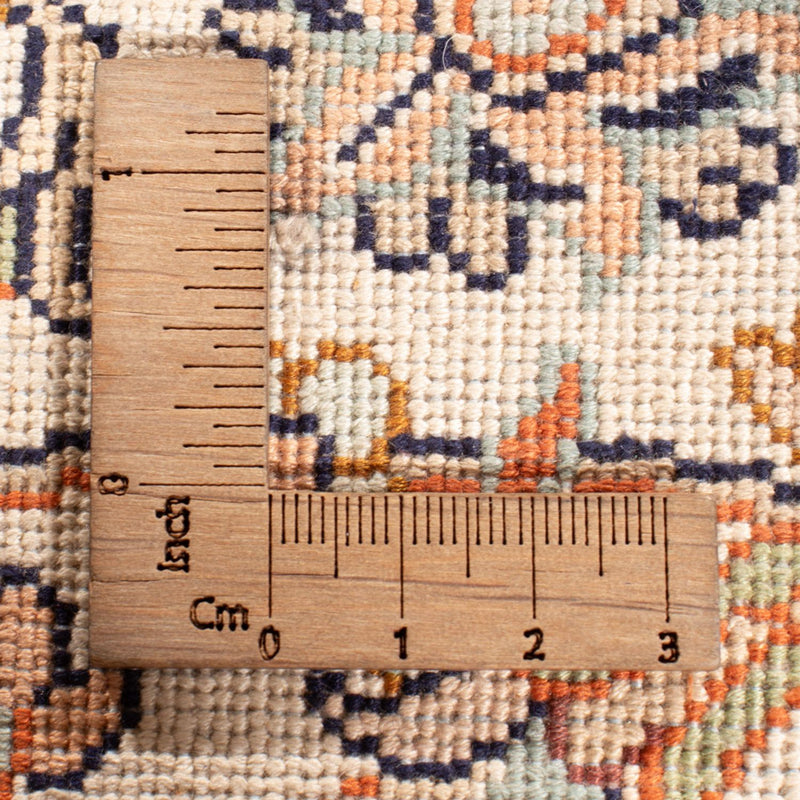 Løber Silketæppe - Kashmir Silk - 447 x 98 cm - creme