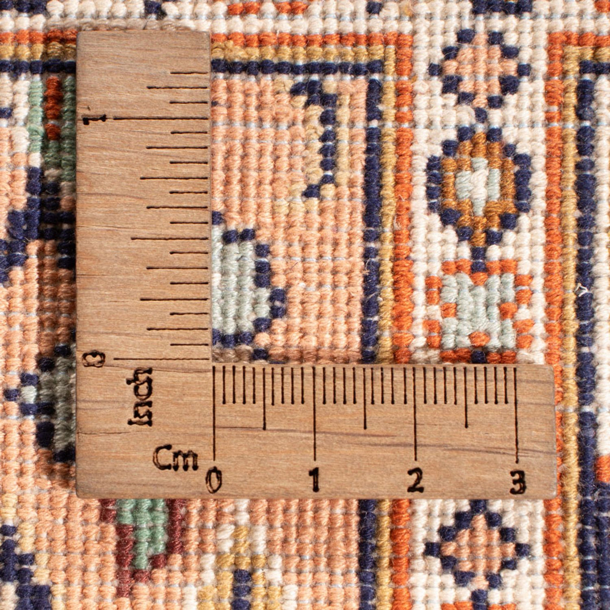 Løber Silketæppe - Kashmir Silk - 452 x 97 cm - creme