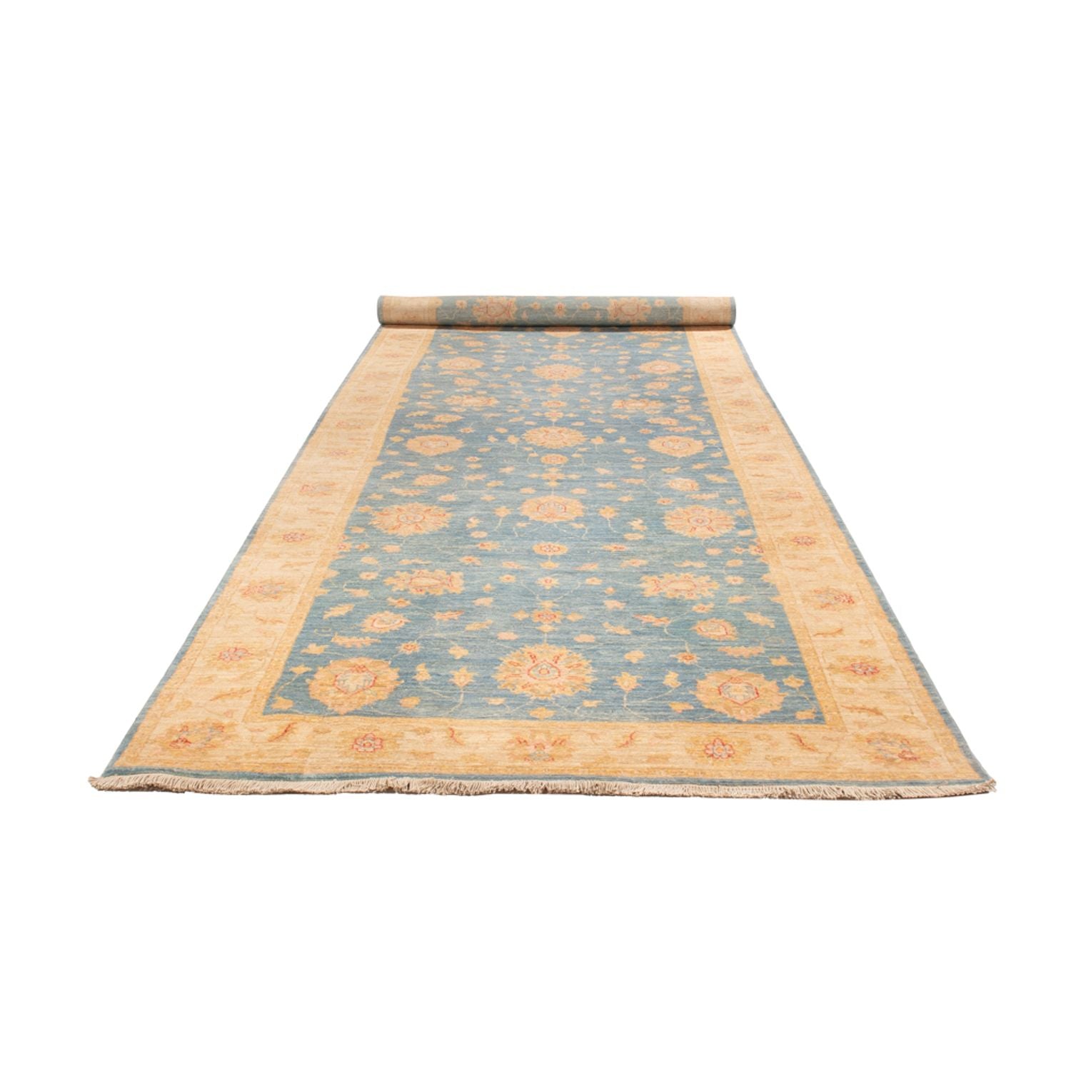 Løber Ziegler Carpet - 485 x 143 cm - lyseblå