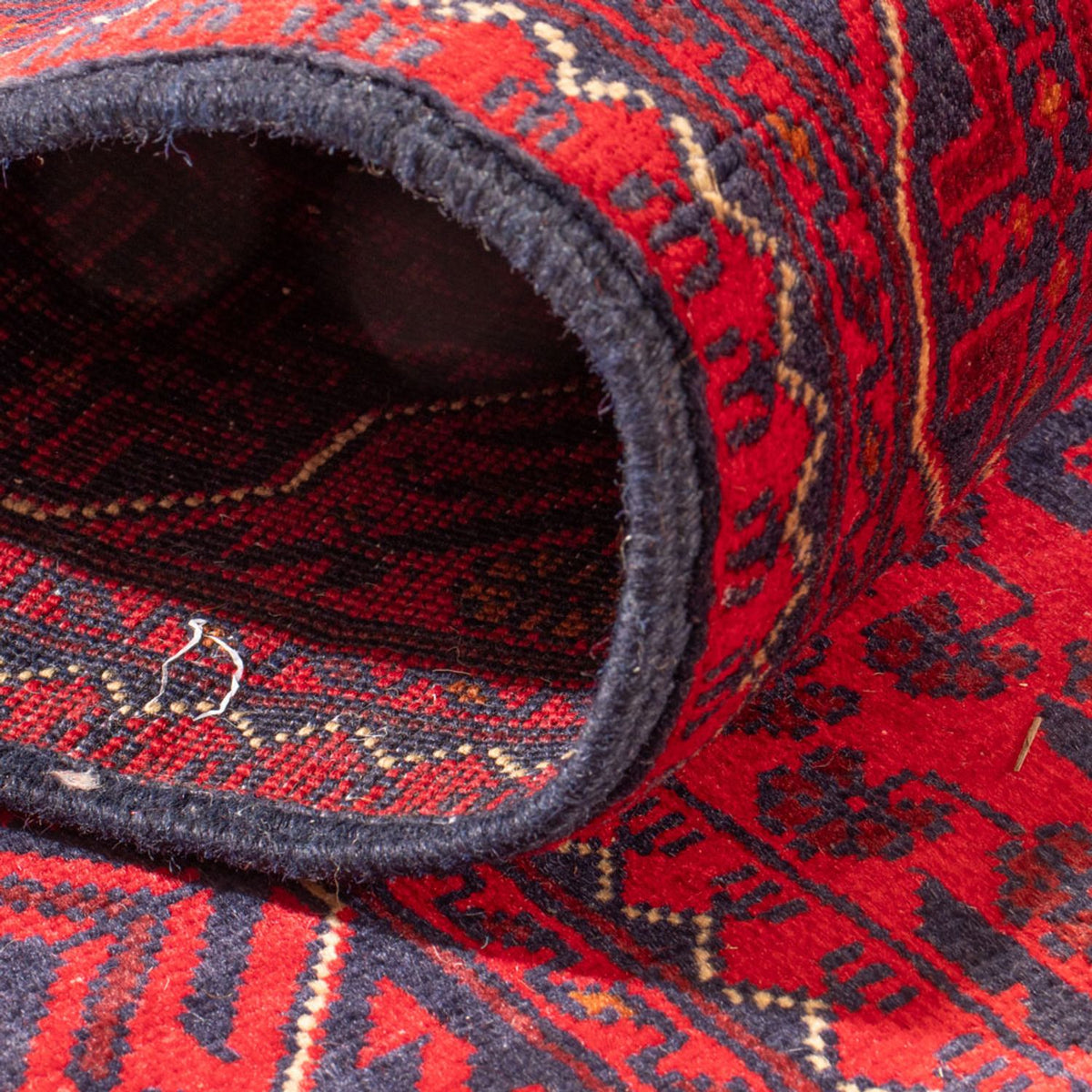 Løber Afghansk tæppe - Kunduz - 945 x 78 cm - rød