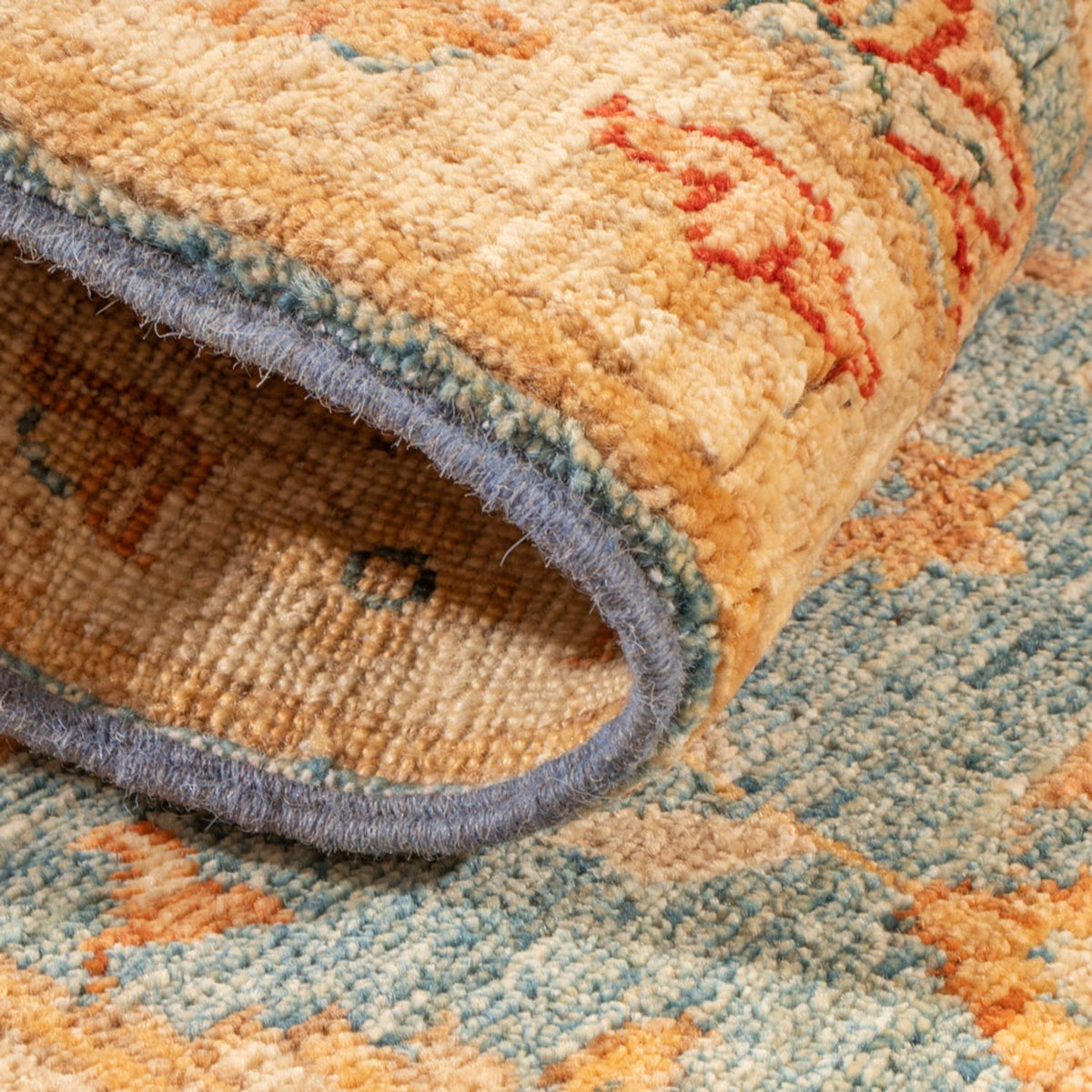 Løber Ziegler Carpet - 147 x 50 cm - turkis