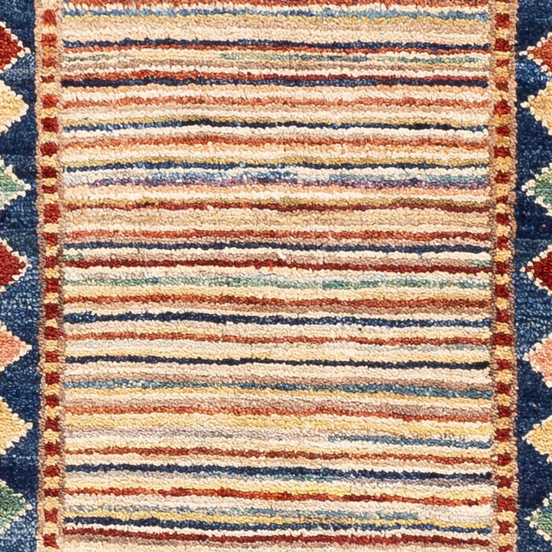 Løber Gabbeh-tæppe - Persisk - 146 x 50 cm - flerfarvet