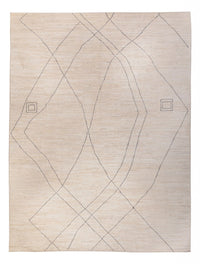 Designer tæppe - 410 x 310 cm - lyseblå