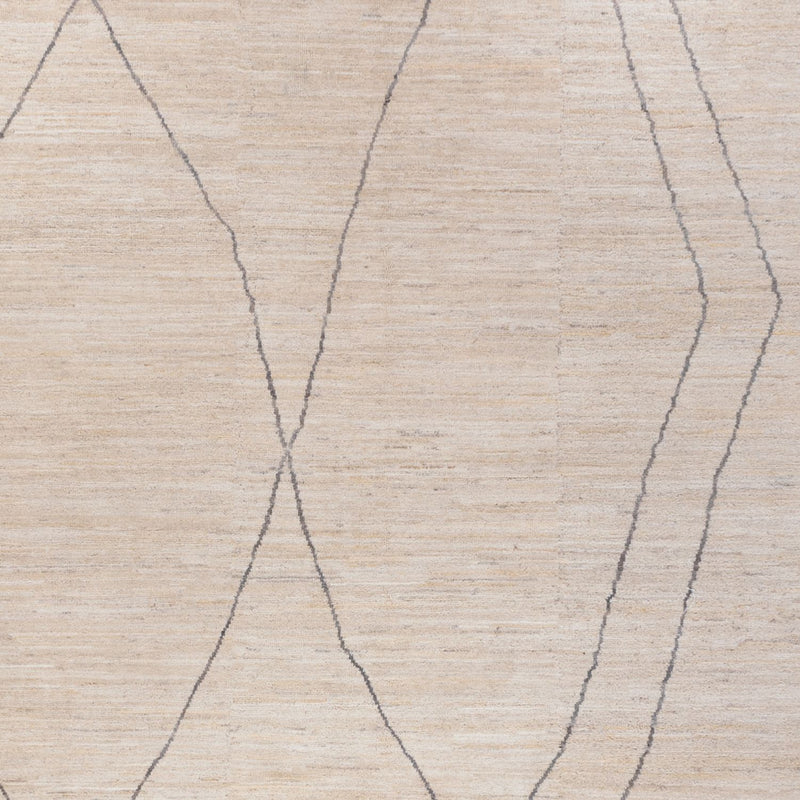Designer tæppe - 410 x 310 cm - lyseblå