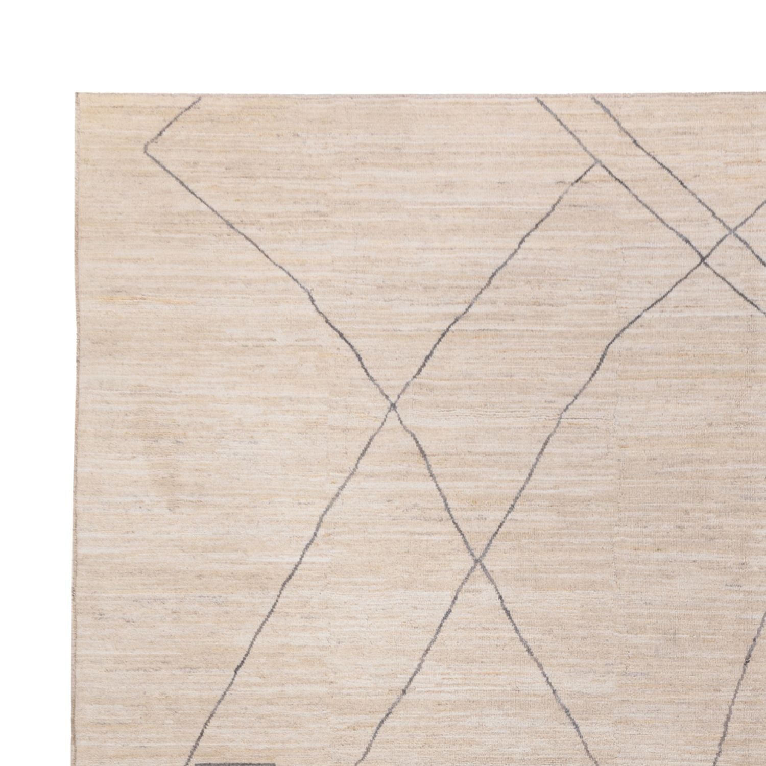 Designer tæppe - 410 x 310 cm - lyseblå