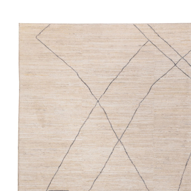 Designer tæppe - 410 x 310 cm - lyseblå