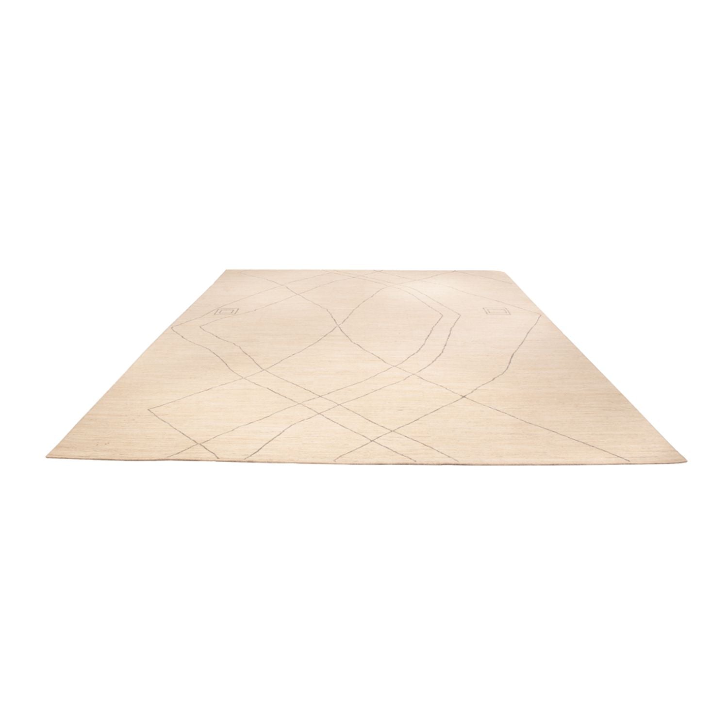 Designer tæppe - 410 x 310 cm - lyseblå