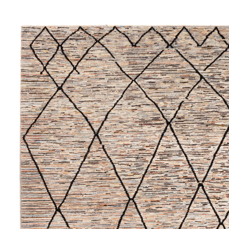 Designer tæppe - 284 x 218 cm - mørk beige