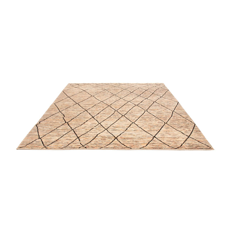 Designer tæppe - 284 x 218 cm - mørk beige