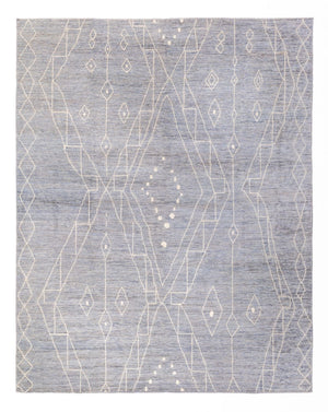 Designer tæppe - 410 x 318 cm - grå