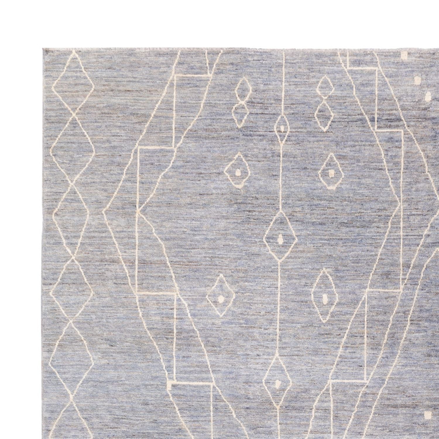 Designer tæppe - 410 x 318 cm - grå