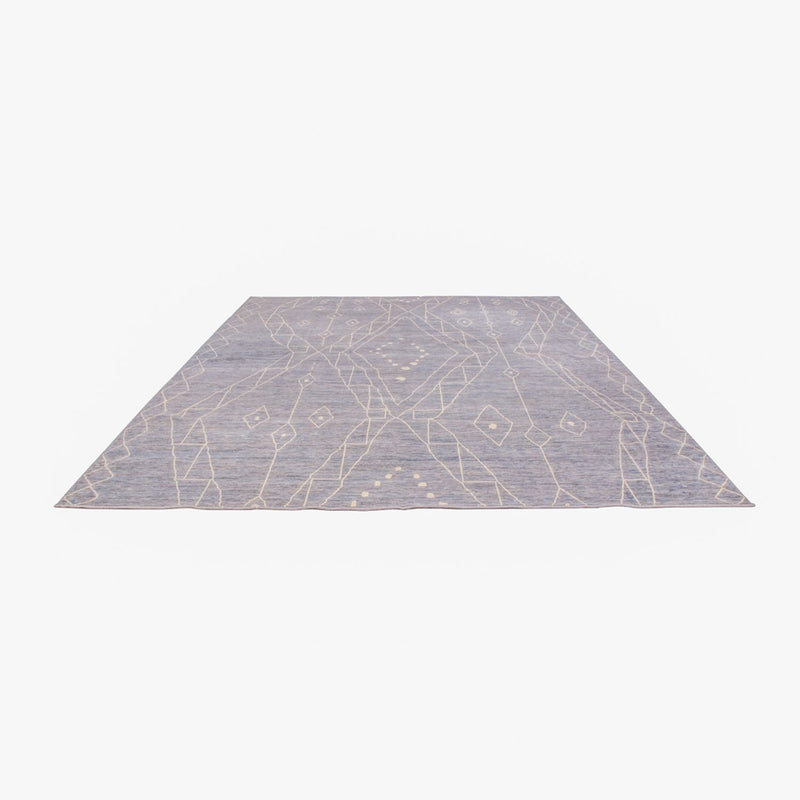 Designer tæppe - 410 x 318 cm - grå