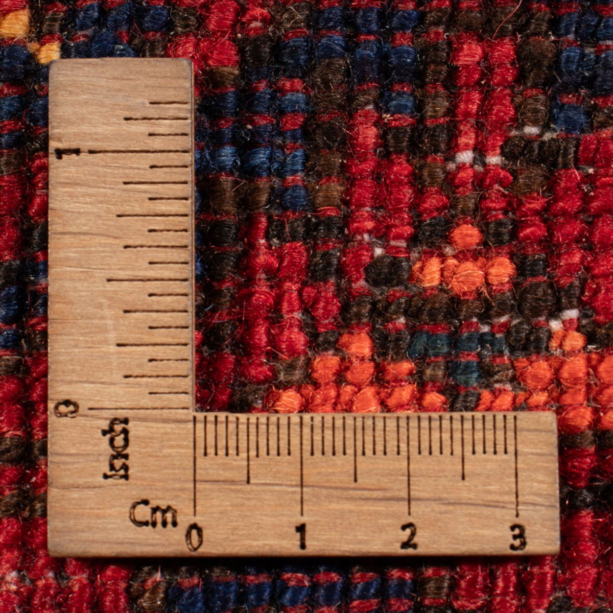 Afghansk tæppe - 183 x 122 cm - rød