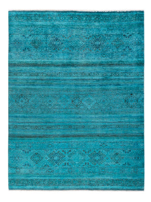Ziegler Carpet - Vintage / farvet - 201 x 148 cm - blå