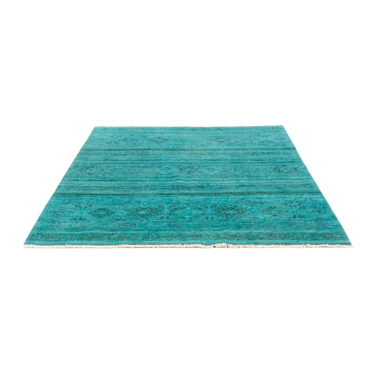 Ziegler Carpet - Vintage / farvet - 201 x 148 cm - blå