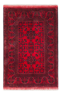 Afghansk tæppe - Kunduz - 150 x 98 cm - rød