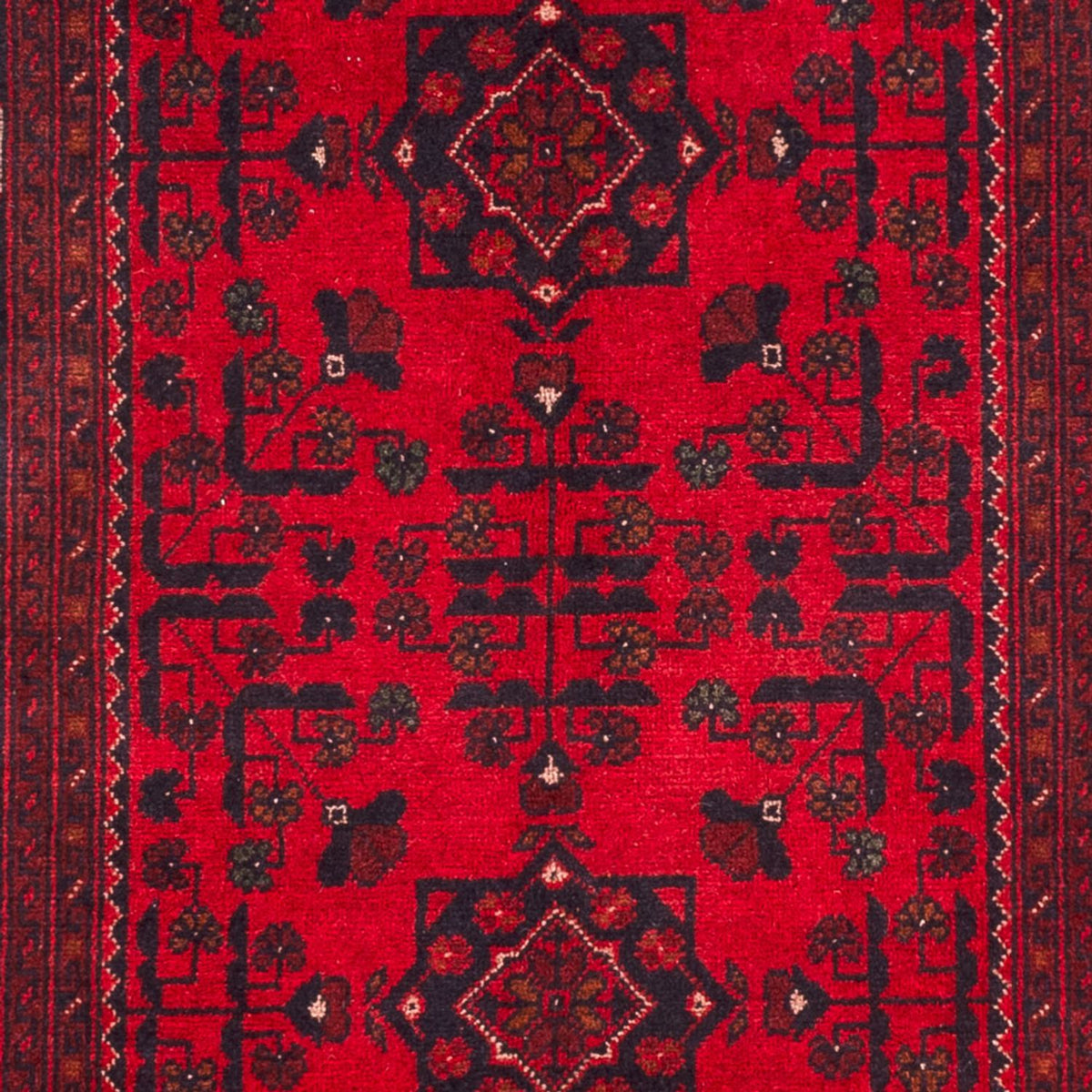Afghansk tæppe - Kunduz - 150 x 98 cm - rød
