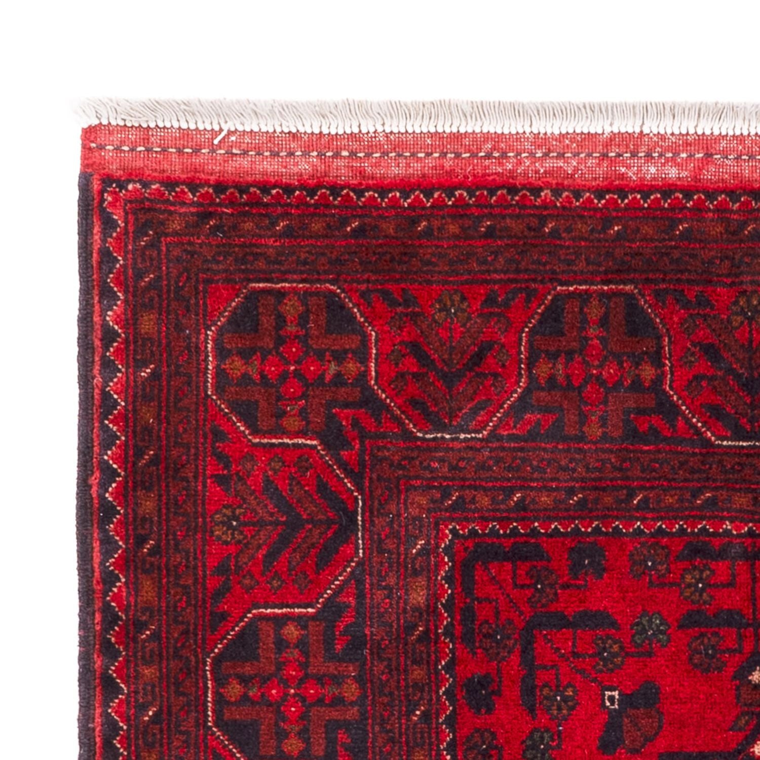 Afghansk tæppe - Kunduz - 150 x 98 cm - rød