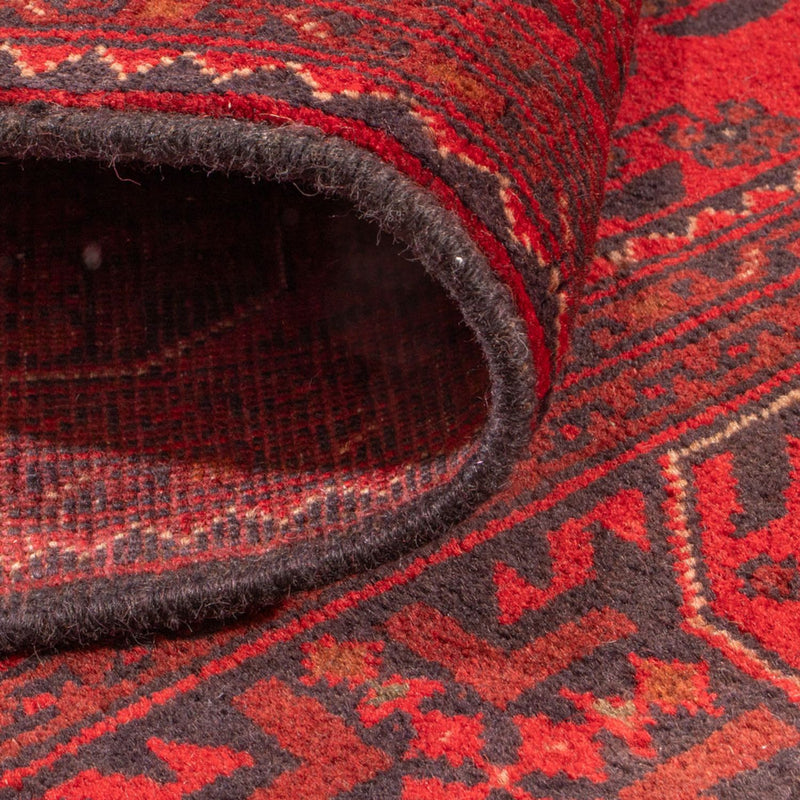Afghansk tæppe - Kunduz - 150 x 98 cm - rød