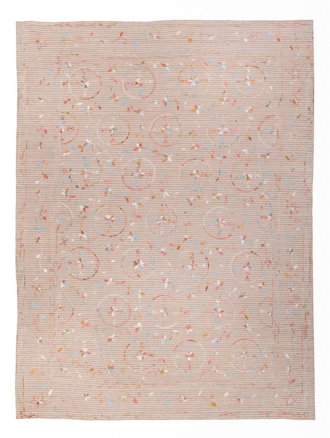 Kelim-tæppe - orientalsk - Soumak - 336 x 236 cm - creme