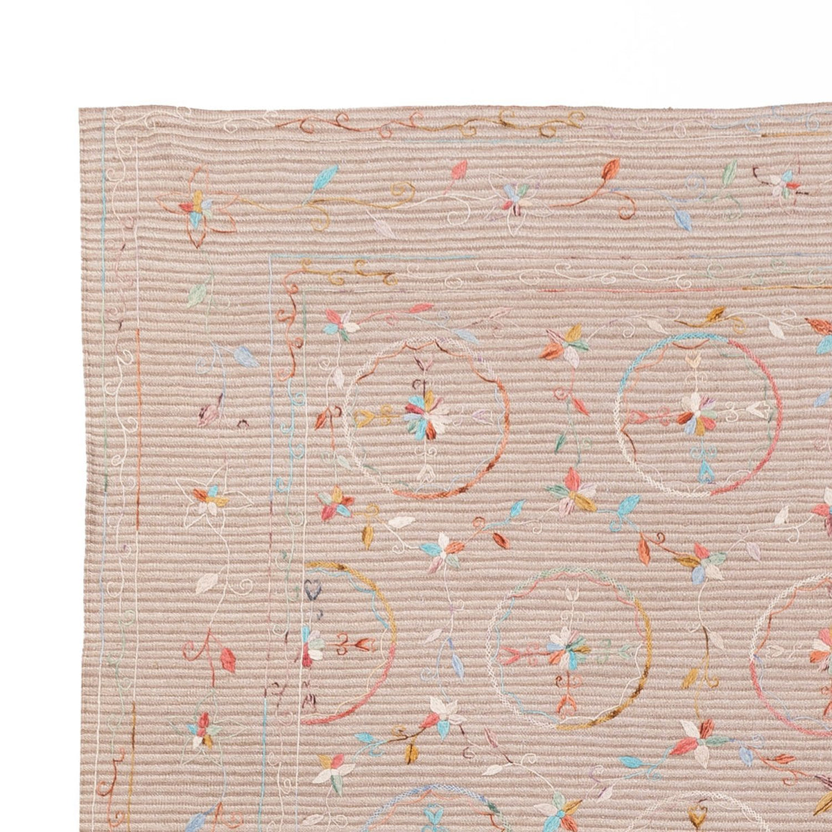 Kelim-tæppe - orientalsk - Soumak - 336 x 236 cm - creme