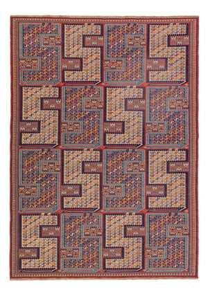 Kelim-tæppe - orientalsk - Soumak - 217 x 157 cm - flerfarvet
