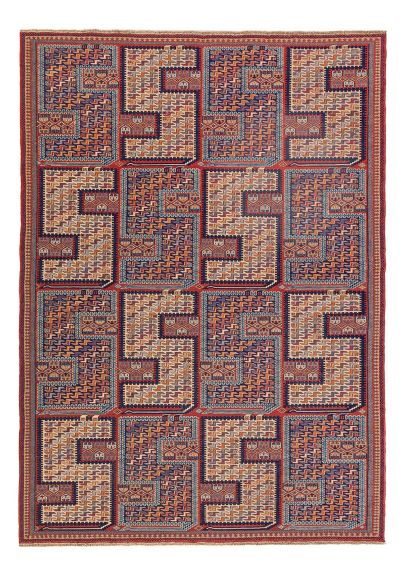 Kelim-tæppe - orientalsk - Soumak - 217 x 157 cm - flerfarvet