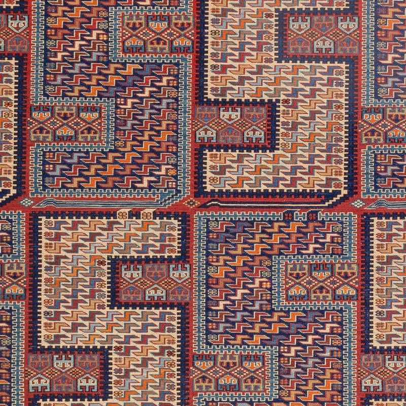 Kelim-tæppe - orientalsk - Soumak - 217 x 157 cm - flerfarvet