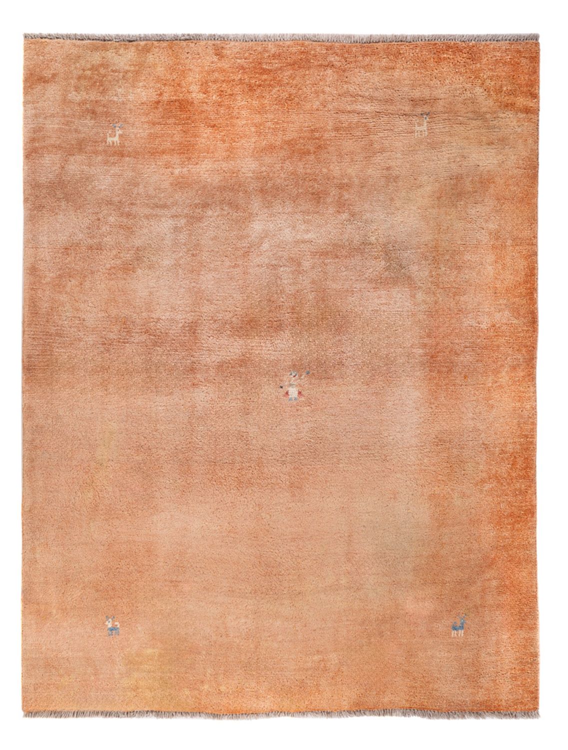 Gabbeh-tæppe - Persisk - 195 x 155 cm - terrakotta