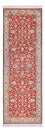 Løber Silketæppe - Kashmir Silk - 242 x 79 cm - rød