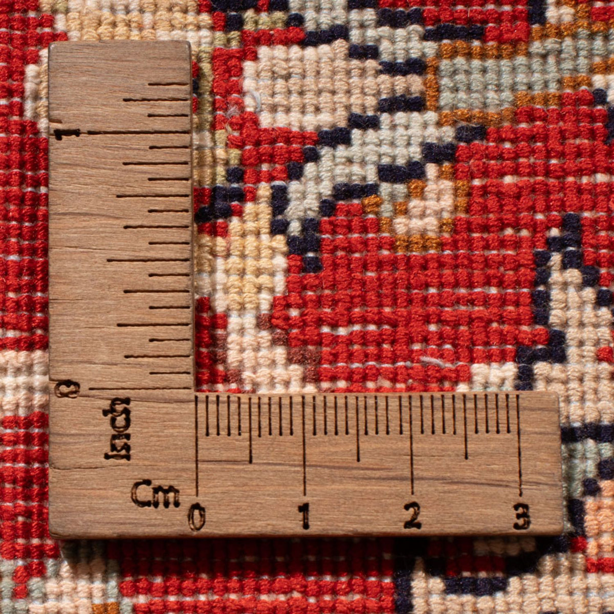 Løber Silketæppe - Kashmir Silk - 242 x 79 cm - rød