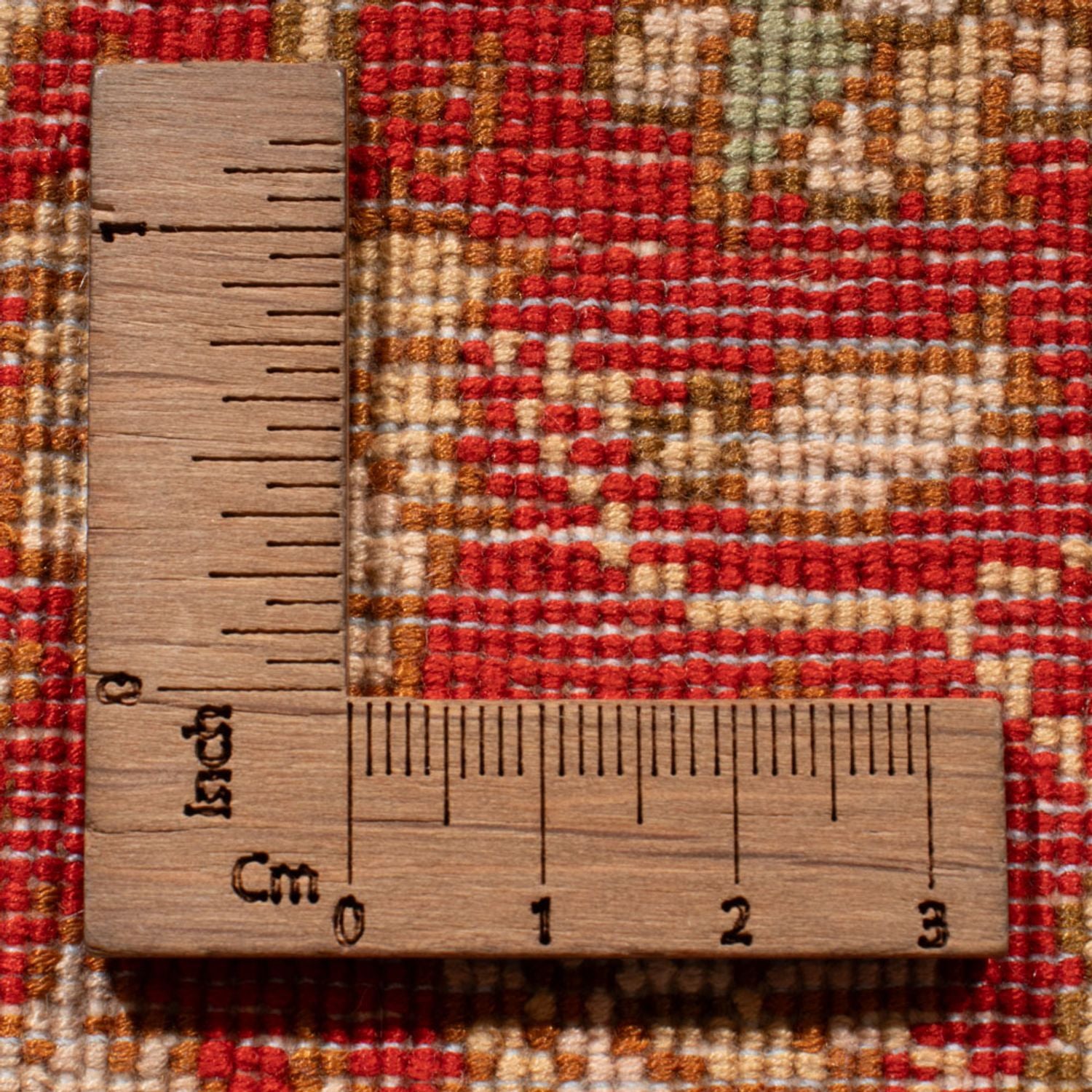 Løber Silketæppe - Kashmir Silk - 251 x 81 cm - rød